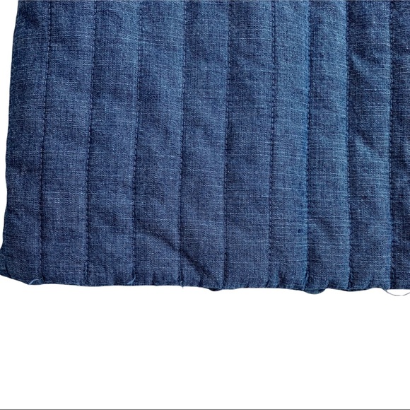 Tea Citizen Chambray Girls Zipper Vest Size Large - Picture 7 of 9